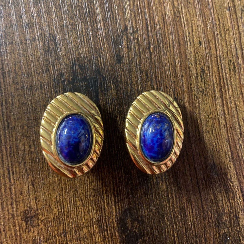 Vintage Lanvin Clip-On Earrings